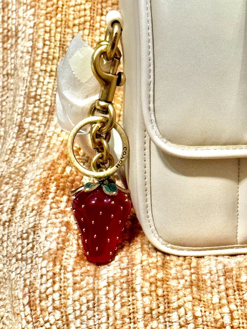 Coach Strawberry Bag Charm